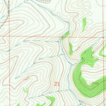 United States Geological Survey Turk Springs, WY (1967, 24000-Scale) digital map