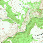 United States Geological Survey Turk Springs, WY (1967, 24000-Scale) digital map