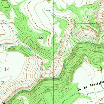 United States Geological Survey Turk Springs, WY (1967, 24000-Scale) digital map