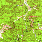 United States Geological Survey Turkey Canyon, AZ (1947, 62500-Scale) digital map