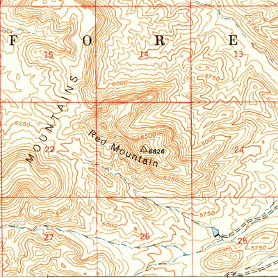 United States Geological Survey Turkey Canyon, AZ (1950, 62500-Scale) digital map