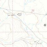 United States Geological Survey Turkey Canyon NE, AZ (1973, 24000-Scale) digital map