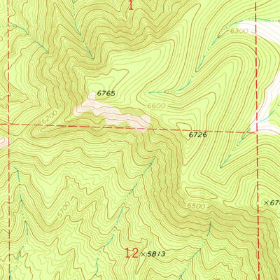United States Geological Survey Turkey Canyon NE, AZ (1973, 24000-Scale) digital map