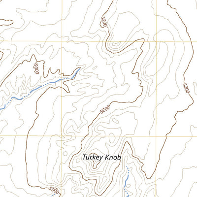 United States Geological Survey Turkey Knob, UT (2023, 24000-Scale) digital map