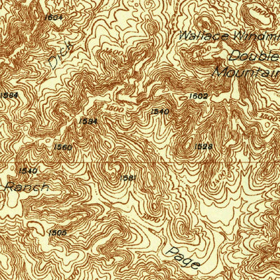 United States Geological Survey Turkey Mountain, TX (1938, 48000-Scale) digital map