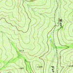 United States Geological Survey Turkey Mountain, TX (1974, 24000-Scale) digital map