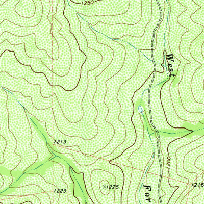 United States Geological Survey Turkey Mountain, TX (1974, 24000-Scale) digital map
