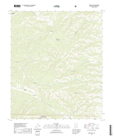 United States Geological Survey Turkey Peak, NM (2020, 24000-Scale) digital map