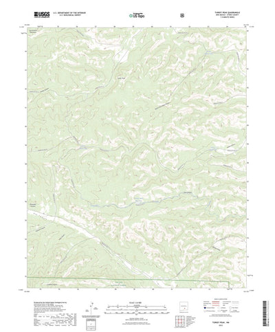 United States Geological Survey Turkey Peak, NM (2023, 24000-Scale) digital map