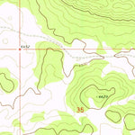 United States Geological Survey Turkey Ridge, NM (1972, 24000-Scale) digital map