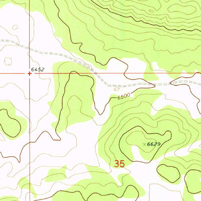 United States Geological Survey Turkey Ridge, NM (1972, 24000-Scale) digital map