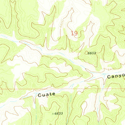 United States Geological Survey Turkey Ridge SW, NM (1972, 24000-Scale) digital map