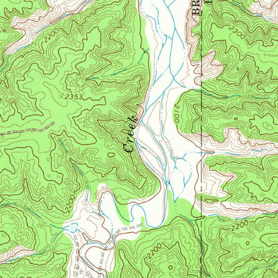 United States Geological Survey Turkey, TX (1967, 24000-Scale) digital map