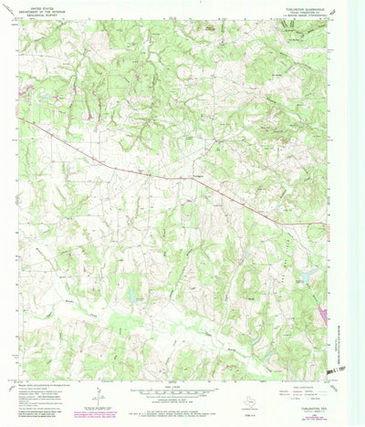 United States Geological Survey Turlington, TX (1965, 24000-Scale) digital map