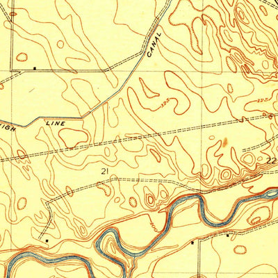 United States Geological Survey Turlock, CA (1917, 31680-Scale) digital map