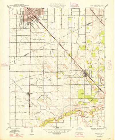United States Geological Survey Turlock, CA (1948, 24000-Scale) digital map