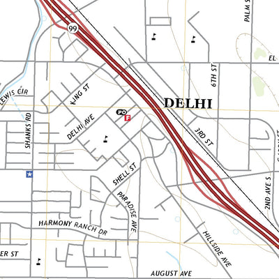 United States Geological Survey Turlock, CA (2021, 24000-Scale) digital map