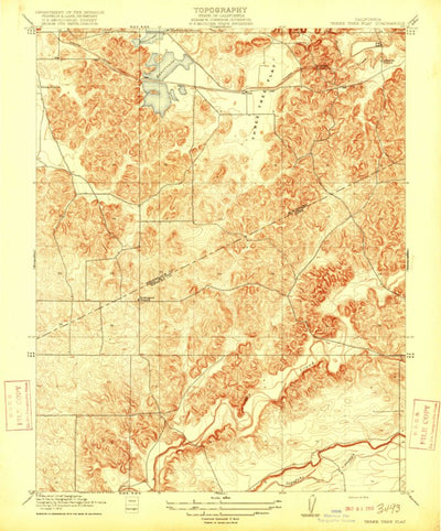 United States Geological Survey Turlock Lake, CA (1916, 31680-Scale) digital map