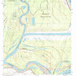 United States Geological Survey Turnbull Island, LA-MS (1996, 24000-Scale) digital map