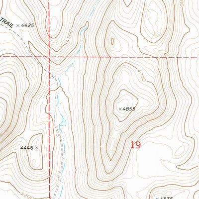 United States Geological Survey Turnbull Peak, OR (1974, 24000-Scale) digital map