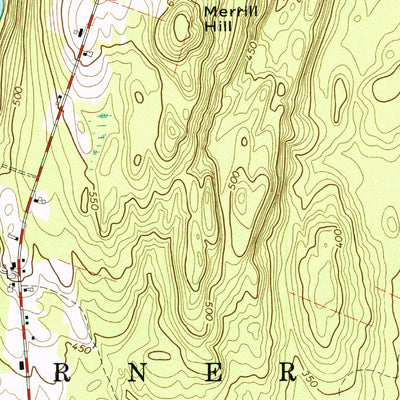 United States Geological Survey Turner Center, ME (1967, 24000-Scale) digital map