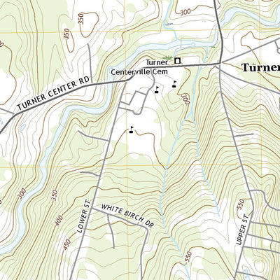 United States Geological Survey Turner Center, ME (2021, 24000-Scale) digital map