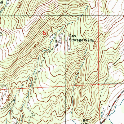 United States Geological Survey Turner Hollow, UT (1997, 24000-Scale) digital map