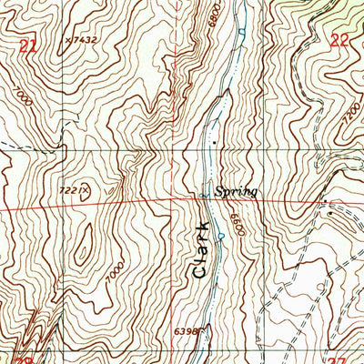 United States Geological Survey Turner Hollow, UT (1997, 24000-Scale) digital map