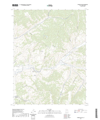 United States Geological Survey Turner Hollow, UT (2023, 24000-Scale) digital map