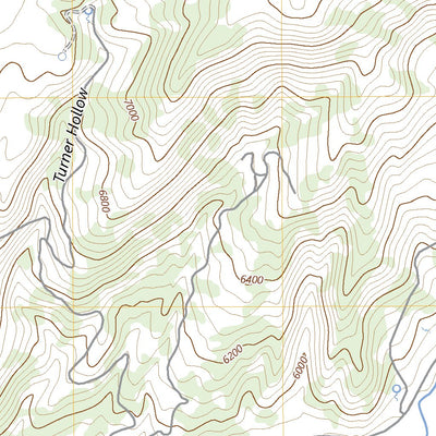 United States Geological Survey Turner Hollow, UT (2023, 24000-Scale) digital map
