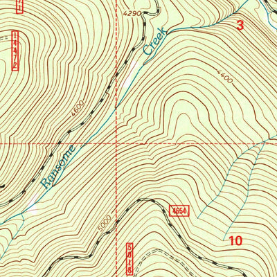 United States Geological Survey Turner Mountain, MT (1997, 24000-Scale) digital map