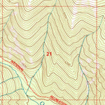 United States Geological Survey Turner Mountain, MT (1997, 24000-Scale) digital map