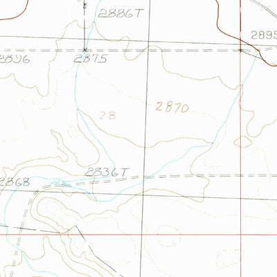 United States Geological Survey Turner NE, MT (1984, 24000-Scale) digital map