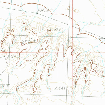 United States Geological Survey Turner NE, MT (1984, 24000-Scale) digital map