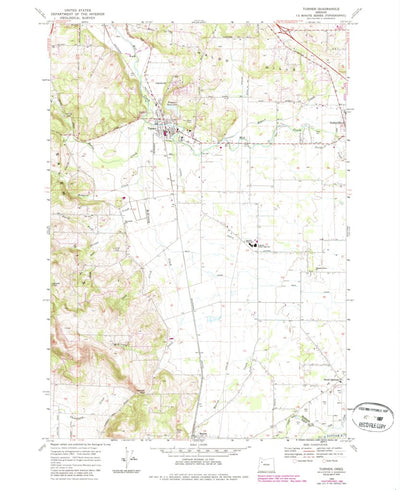 United States Geological Survey Turner, OR (1969, 24000-Scale) digital map