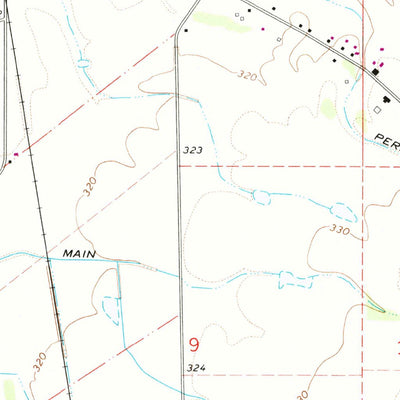 United States Geological Survey Turner, OR (1969, 24000-Scale) digital map