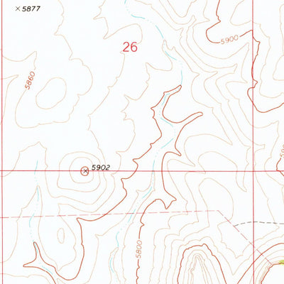 United States Geological Survey Turner Table, ID (1972, 24000-Scale) digital map
