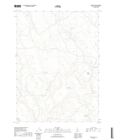 United States Geological Survey Turner Table, ID (2020, 24000-Scale) digital map