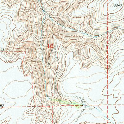 United States Geological Survey Turner, WA (1967, 24000-Scale) digital map