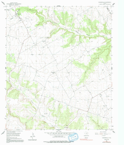 United States Geological Survey Turnersville, TX (1955, 24000-Scale) digital map