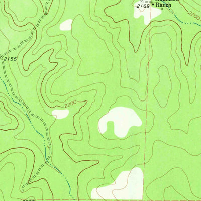 United States Geological Survey Turney Draw NE, TX (1971, 24000-Scale) digital map