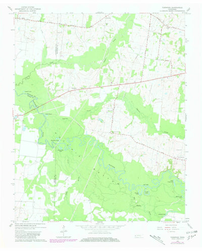 United States Geological Survey Turnpike, TN (1964, 24000-Scale) digital map