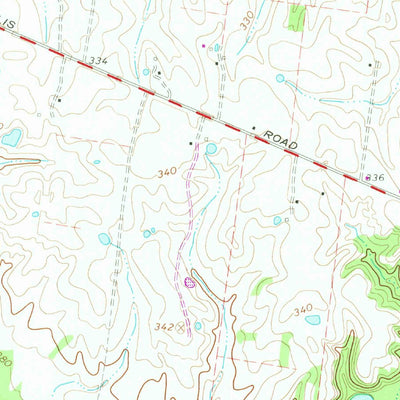 United States Geological Survey Turnpike, TN (1964, 24000-Scale) digital map