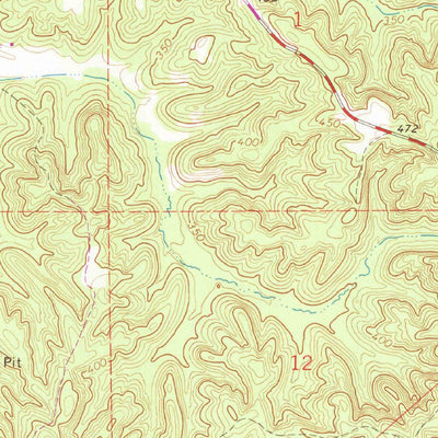 United States Geological Survey Turon, MS (1966, 24000-Scale) digital map