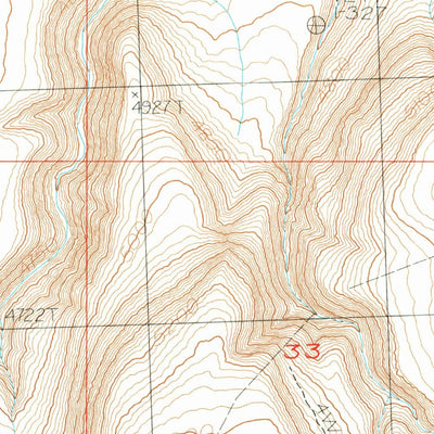 United States Geological Survey Turpin Knoll, OR (1984, 24000-Scale) digital map