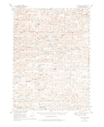 United States Geological Survey Turpin Lake, NE (1949, 62500-Scale) digital map