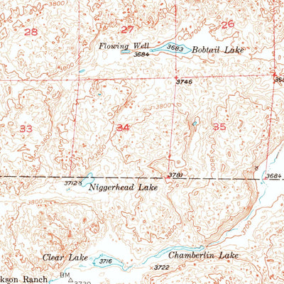 United States Geological Survey Turpin Lake, NE (1949, 62500-Scale) digital map