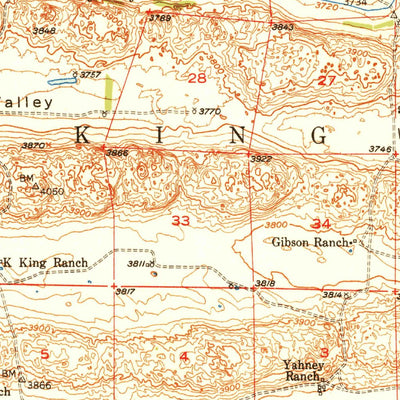 United States Geological Survey Turpin Lake, NE (1951, 62500-Scale) digital map