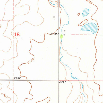 United States Geological Survey Turpin West, OK (1973, 24000-Scale) digital map