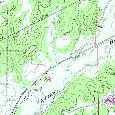 United States Geological Survey Turquoise Hill, NM (1951, 24000-Scale) digital map